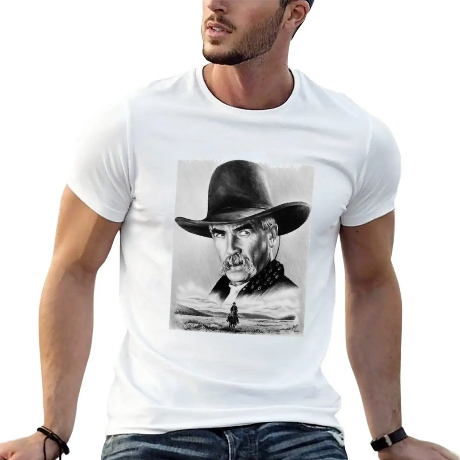 

Sam Elliot Actor Received Many National Awards Golden Globe Academy Lone Rider Active Funny T-Shirt