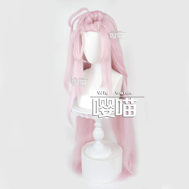 Perruque de cosplay Aino du jeu Genshin Impact, cheveux longs roses, Clink-Clank Krumkake Craftshop, accessoire de fête d'Halloween et de carnaval pour femmes et filles