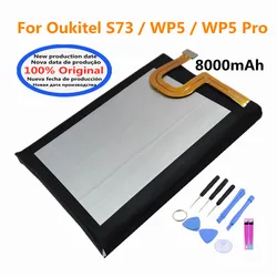 High Quality 100% Original Battery 8000mAh For Oukitel WP5 / WP5 Pro S73 S 73 Batteria Battery Fast Shipping + Tools