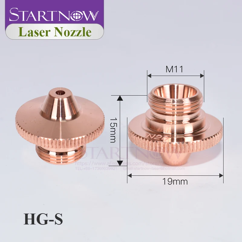 Startnow 200pcs Customized Laser Nozzle For Fiber Cutting Machine Raytools Precitec HIGHYAG  Penta HGTECH OSPRI Welding Nozzle