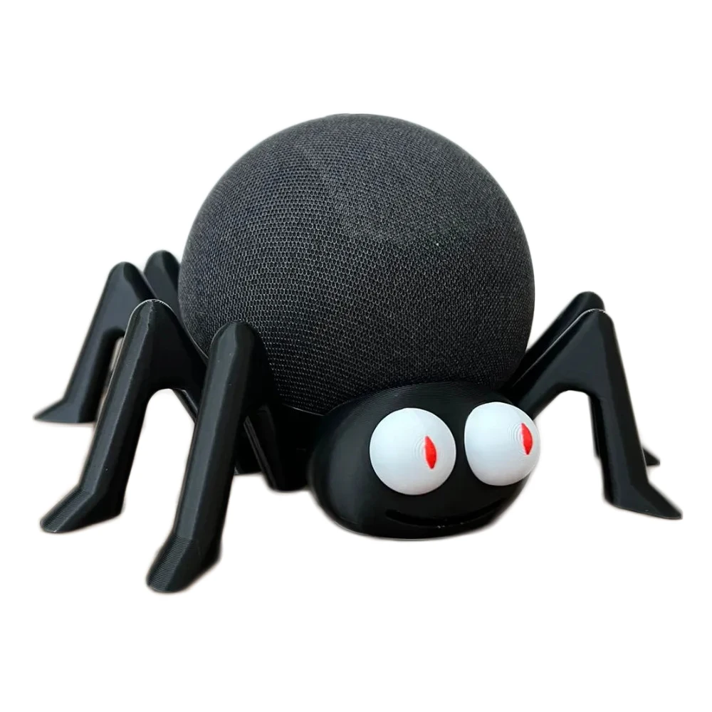 Soporte con forma de araña para Halloween, soporte para Alexa Echo Dot de 4ª y 5ª generación