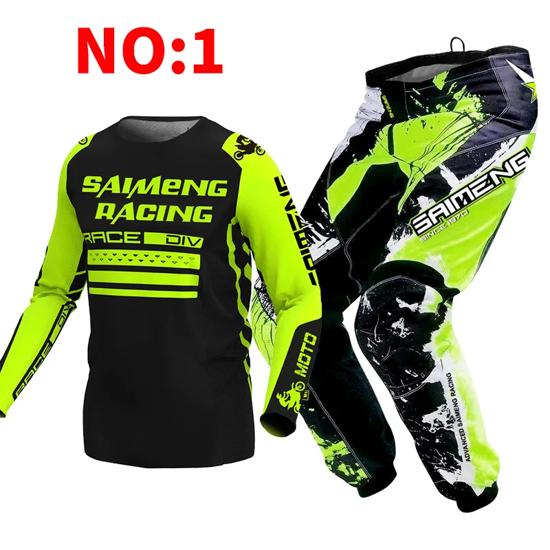 Motocross Jersey and Pants children's clothing big boy girl kid Motorcycle racing suit mx gear set racing suit Youth motorcycle