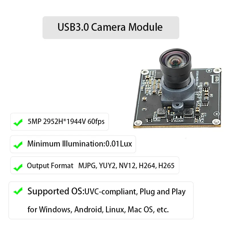 Usb 3.0 5MP 60Fps/1… - image