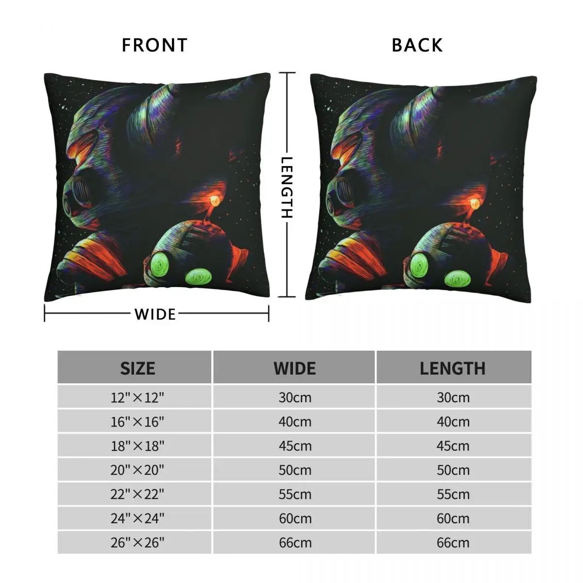 Ratchet And Clank Square Pillowcase Polyester Linen Velvet Printed Zip Decorative Pillow Case Home Cushion Cover