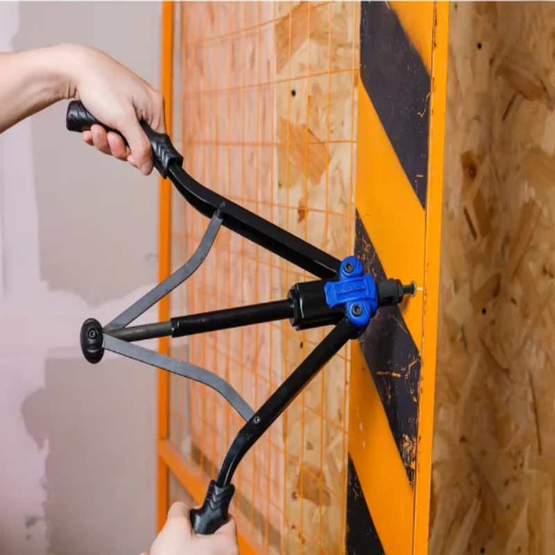 15" Hand New Rivet Nut Setter Kit 79-Piece High Leverage Rivet Nut Tool with Metric & SAE Mandrels and Nuts