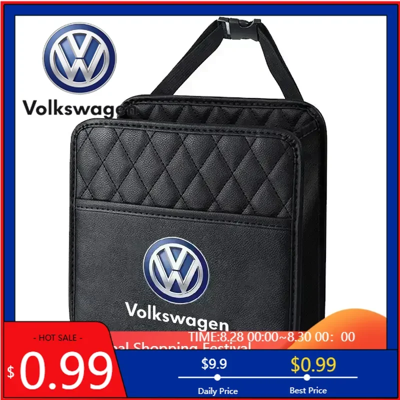 

Новинка 2026 года: Новая сумка-органайзер B5 из искусственной кожи для Volkswagen Seat, для хранения телефона, салфеток, напитков, кошелька, для Volkswagen Polo