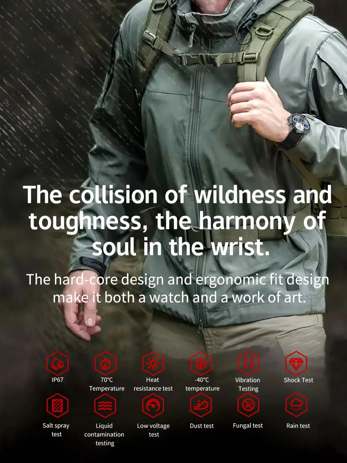 1.75" AMOLED Screen Smart Watch Men LED Flashlight Bluetooth Call Bracelet 600mAh Heart Rate Monitor Outdoor Sports Smartwatch