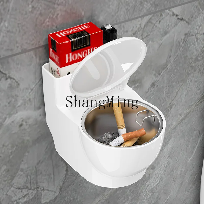 

Новая китайская настенная пепельница CL с крышкой, креативный подарок, высококачественная, с защитой от разлета пепла, большая, милая.