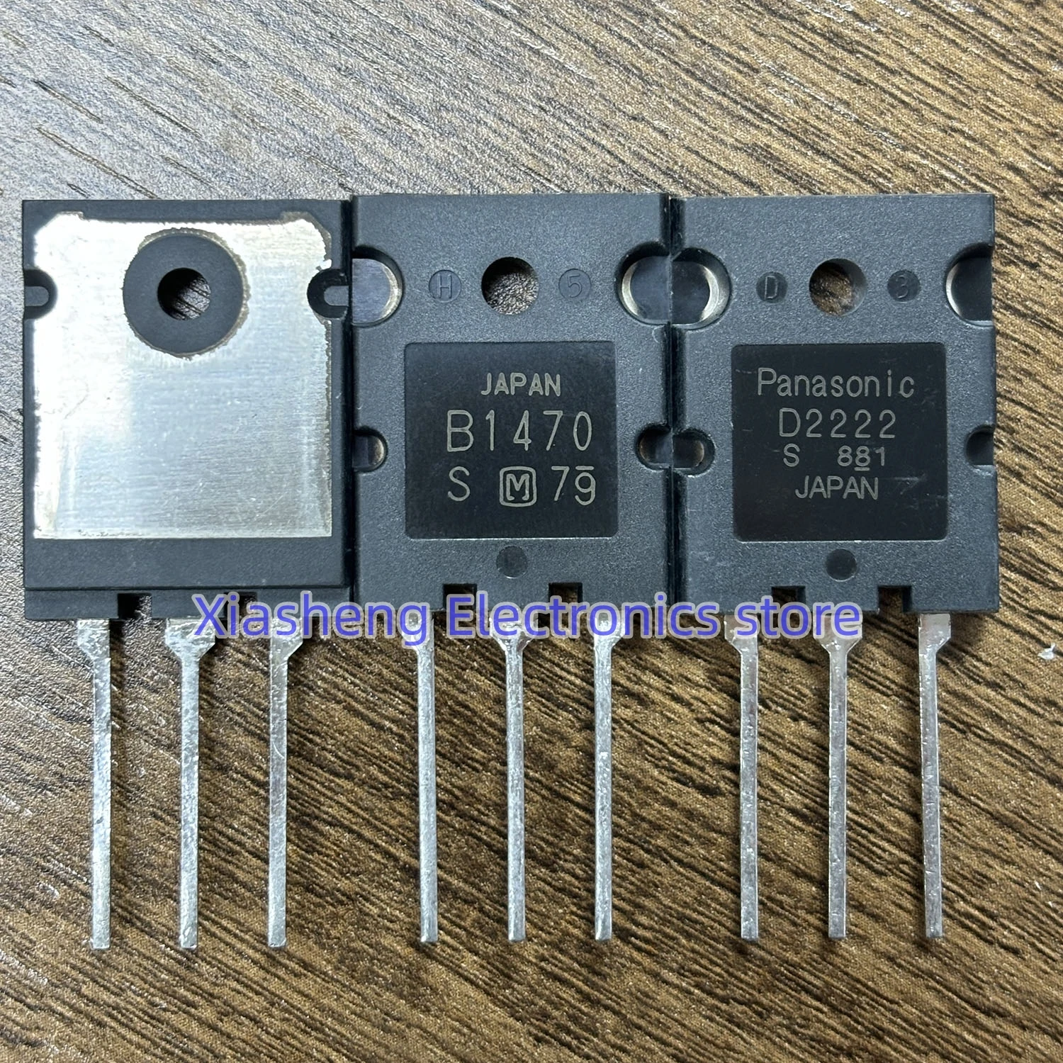 

New Original 2Pairs 2SD2222 D2222 + 2SB1470 B1470 TO-3PL Audio Amplifier Transistor In Stock