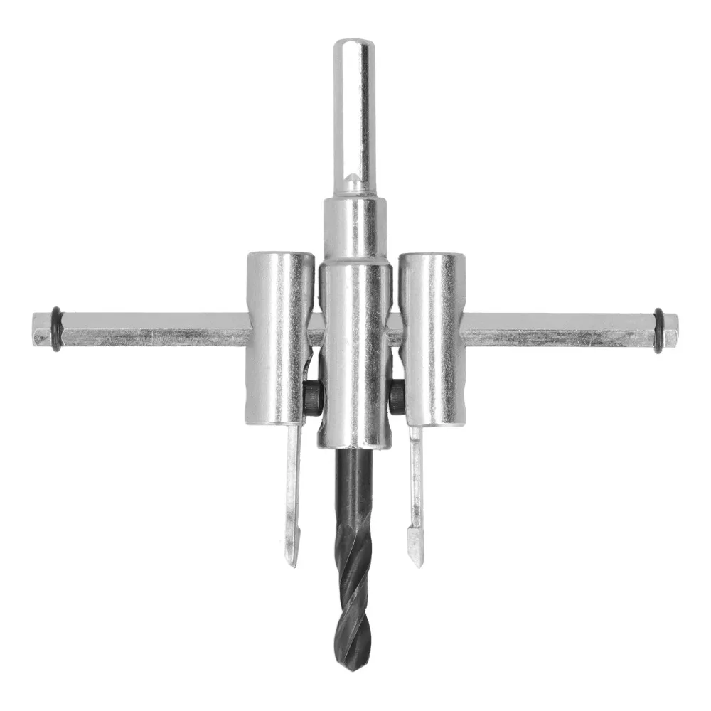 

1-9/16" to 4-23/32" Adjustable Hole Saw 40 to 120mm Adjustable Circle Hole Cutter Drill Bit Saw Wood and Drywall Projects