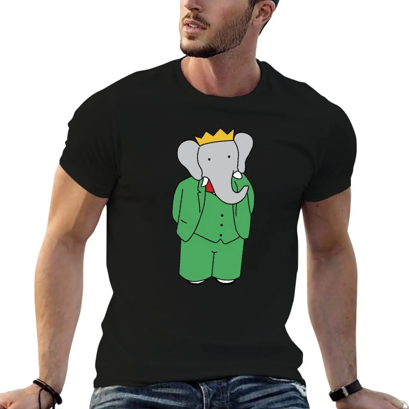

Babar T-Shirt t shirts designer t shirt custom print t shirt man casual T-shirt