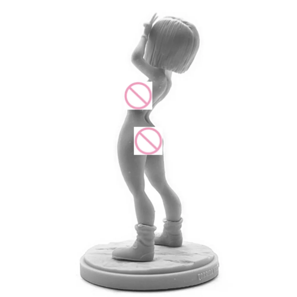 Cute Cartoon Figurine Bulma NSW 1/24 Scale Resin Figure Model Kit GK Minis Toys Unpainted Free Shipping