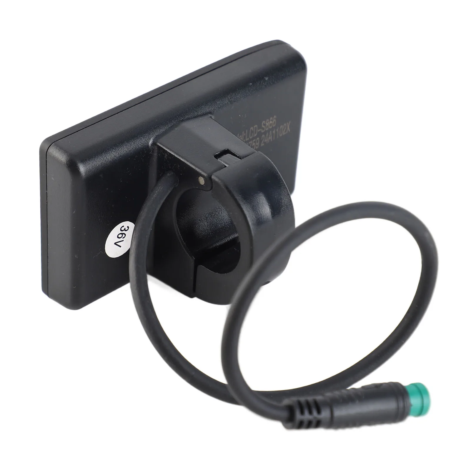 Elektrofahrrad-LCD-Display-Messgerät, leichtes ABS S866-LCD-Display für Elektrofahrräder, großer Bildschirm für 22,2 mm/0,9 Zoll Lenker – Detail 6