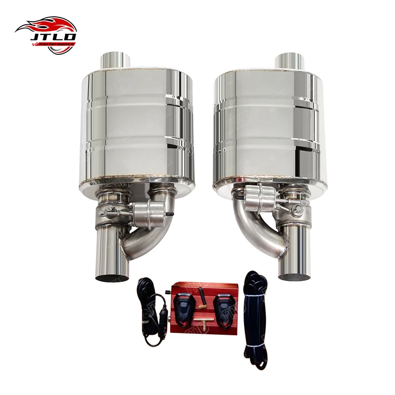 JTLD High Quality Performance 201 Exhaust Muffler Vacuum Valve Muffler With 2.5 Inch 3 Inch Controller Pneumatic Muffler