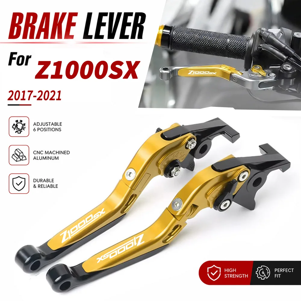 For Z1000SX Z1000 SX 2017-2021 Motorcycle Accessories Parts Folding Extendable Clutch Levers Brake Levers Handles Set Adjustable
