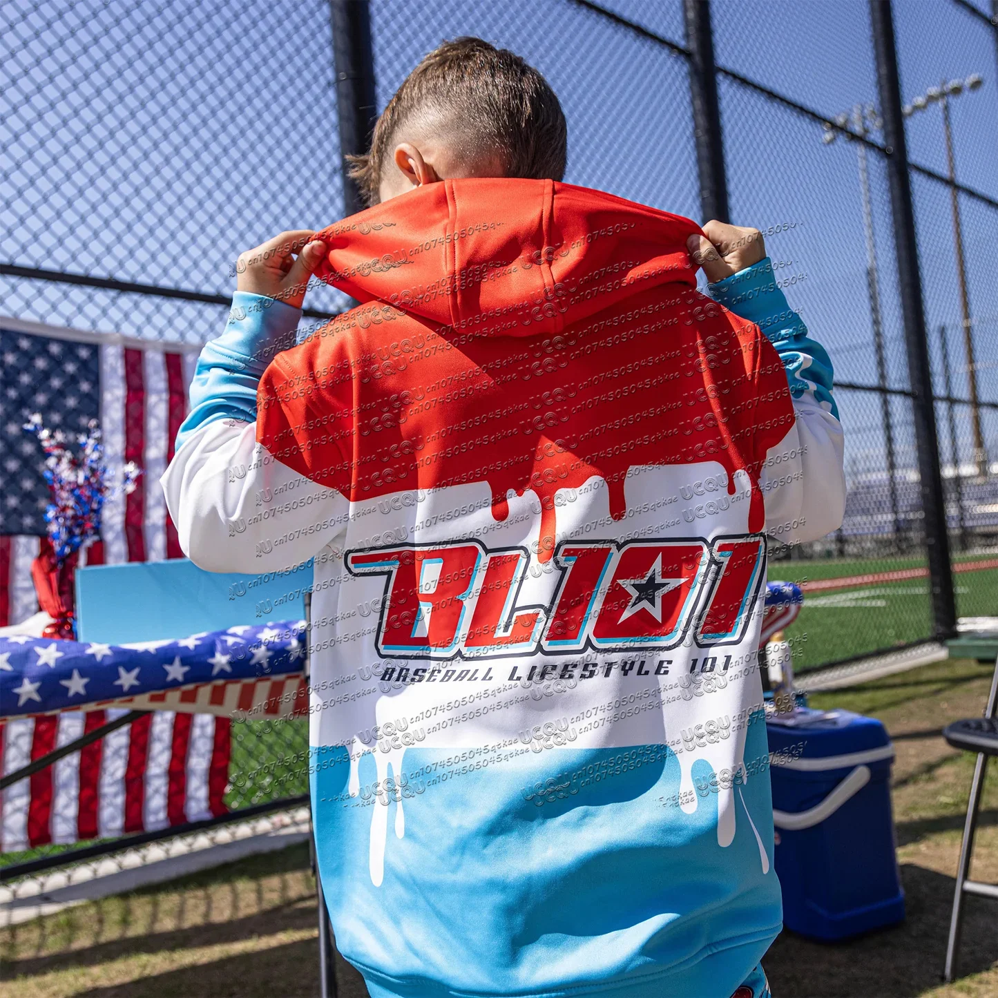 أحدث خريف وشتاء 2025 للأطفال/الكبار ASEBALL LIFESTYLE 101 سلسلة الآيس كريم ثلاثية الأبعاد طباعة في الهواء الطلق سترات رياضية مريحة #2