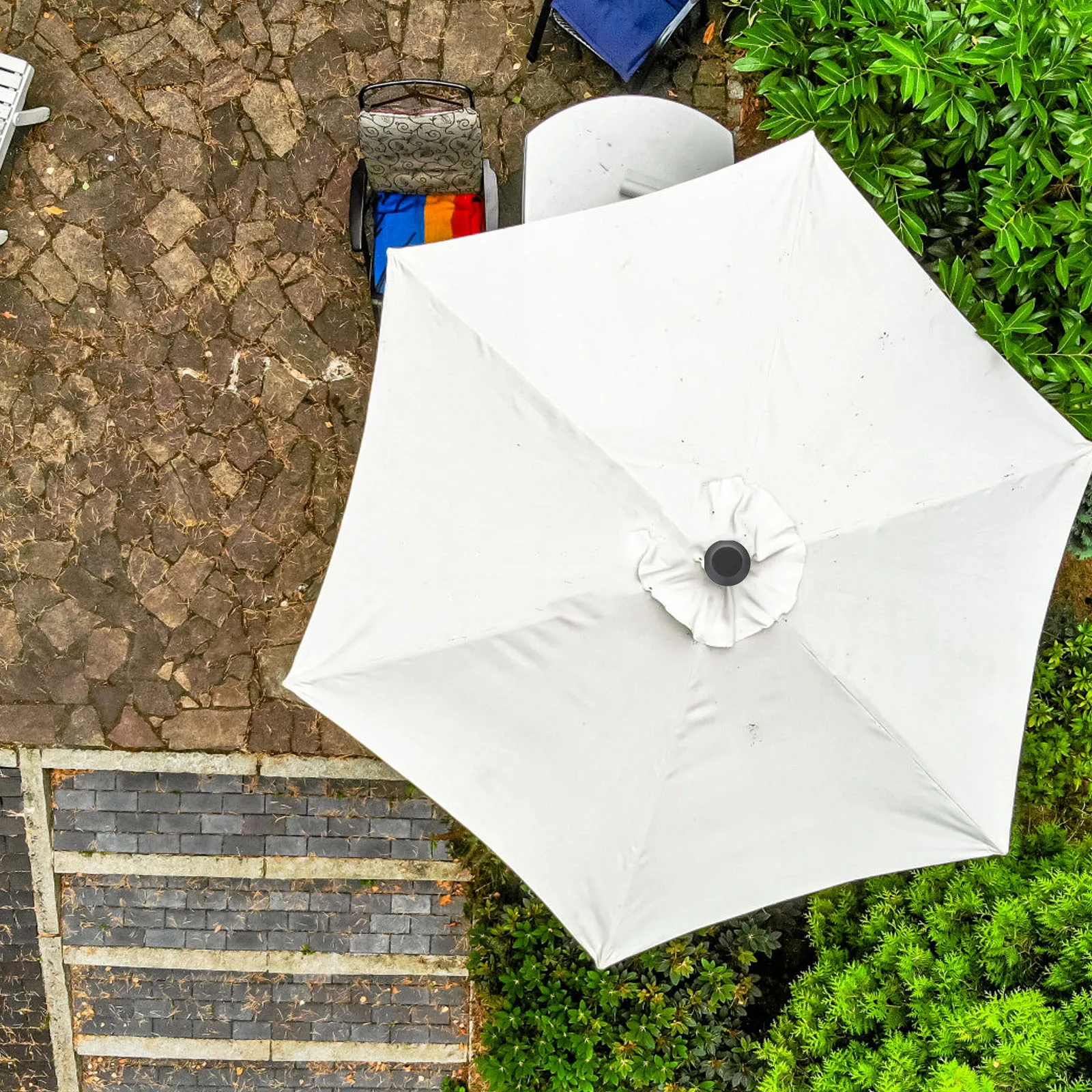 

2pcs Umbrella Cap Replacement Tops Cover Repair Parts Plastic Folding Accessories Outdoor Parasol Tip Protector