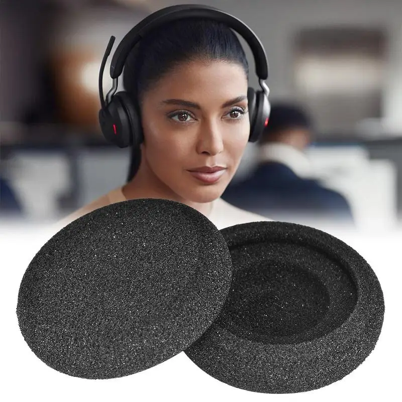 Replacement Ear Pads ForJabra evolve 20 20se 30 30II 40 65 65 Headphone Earpads Soft Memory Foam Sponge Cover Earphone Sleeve