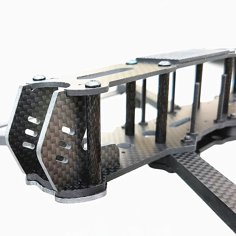 إطار مروحية رباعية من ألياف الكربون ، أجزاء طائرة بدون طيار ، RC ، FPV سباق ، حرة ، 4 ، MAK4 ، V2 ، 8 "، 9" ، 10"
