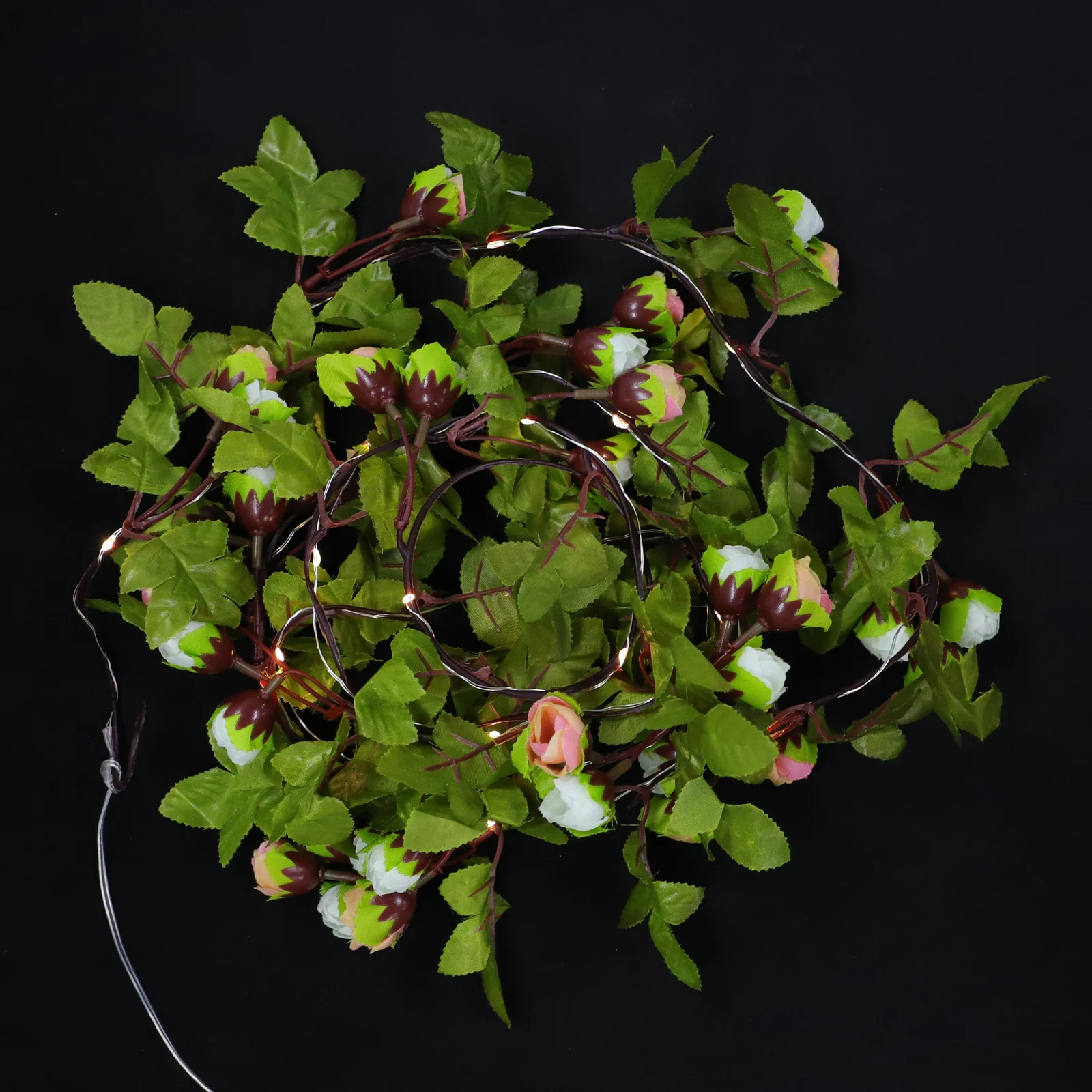 

Flower String Light Artificial Rose LED Fairy Lights Outdoor Wedding Party Decorative Powered String Lights Bedroom