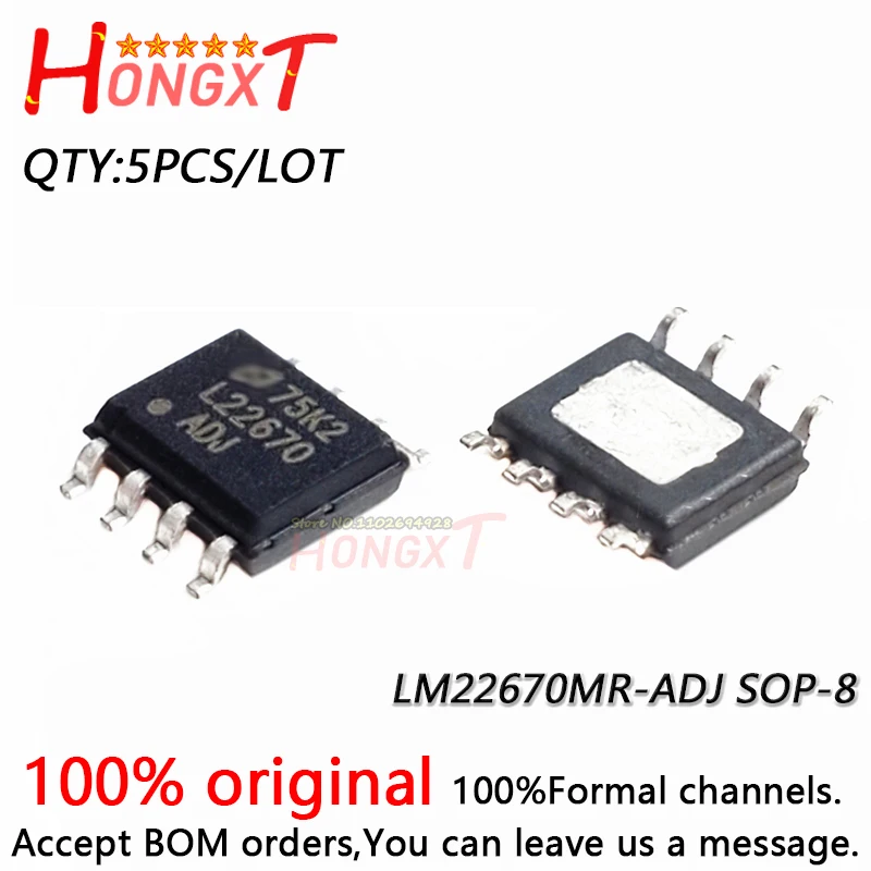 5PCS 100% NEW  L22670 L22670-ADJ LM22670-ADJ LM22670MR-ADJ SOP-8.Chipset