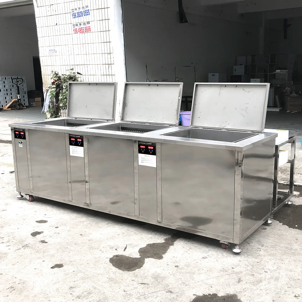 CJ-3036GPH 135L Three Tank Speedway Motors Industrial Ultrasonic Cleaning Machine New Stainless Steel Electric Multi-Purpose