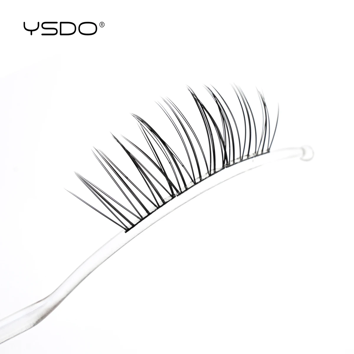 YSDO Selbstklebende Wimpern, 10 Reihen, DIY, natürliche Cluster-Wimpern mit Pinzette, kein Kleber erforderlich, individuelle Wimpernverlängerung, wiederverwendbar – Detail 13
