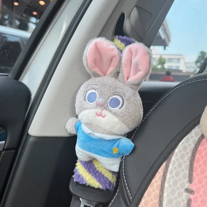 

Disney Zootopia Nick Judy автомобильный ремень безопасности наплечная подушка интерьер автомобиля декоративные предметы милая плюшевая кукла игрушка мягкая подушка подарок