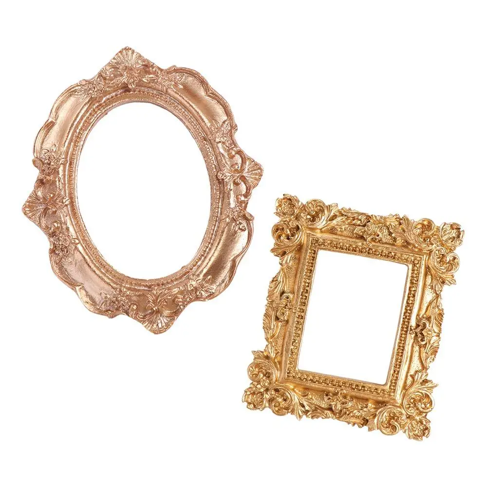 Accessoires Photo en résine pour filles, cadre Photo exquis, panneau d'affichage de pointes d'ongles, cadre creux en relief