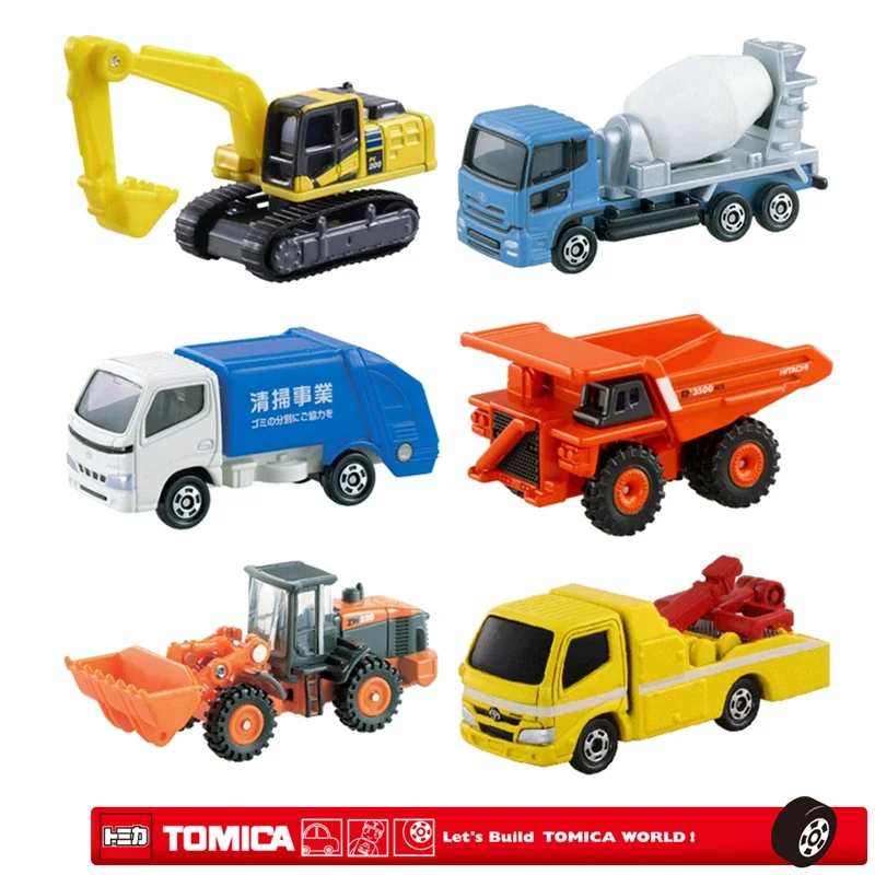 Takara Tomy Tomica 다이캐스트 1/64 엔지니어링 차량 시리즈, 어린이 장난감, 모터 다이캐스트 금속 모델 자동차