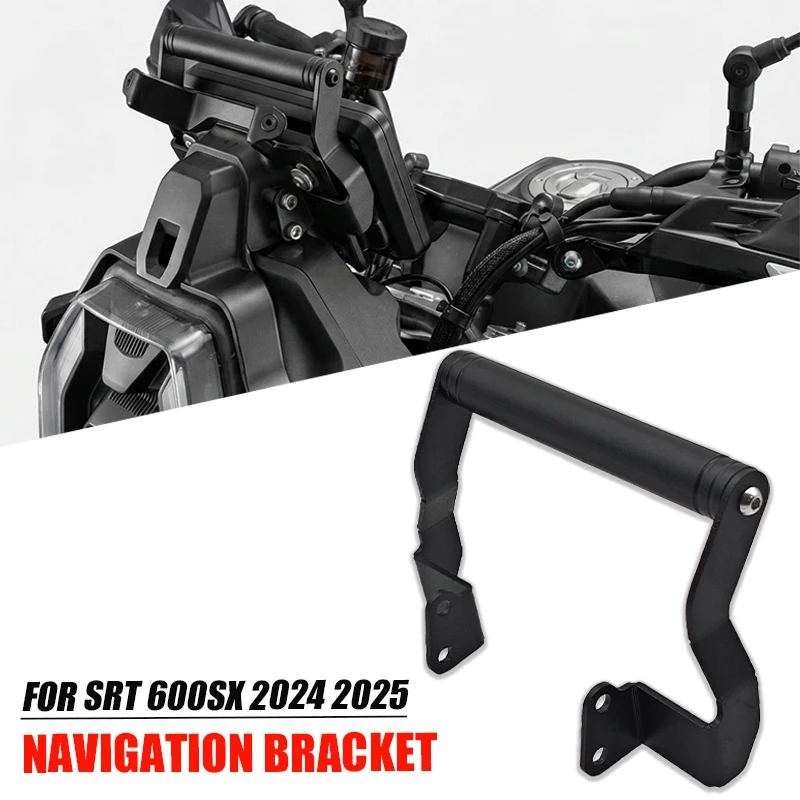 Soporte de navegación para QJMOTOR SRT 600 SRT600 SRT 600SX 2024 2025, soporte GPS, soporte para teléfono
