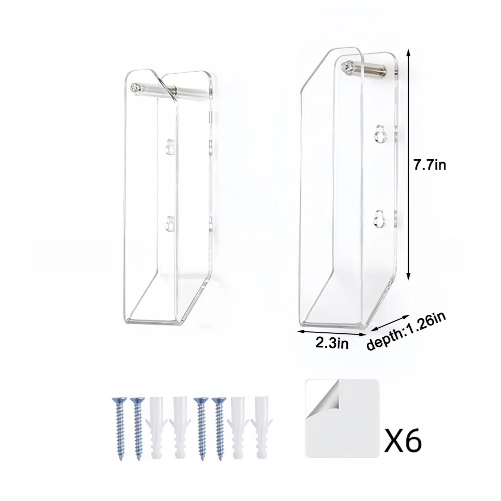 for acrylic Stand Clear for laptop Wall Mount Space-saving Design Dual-mode Mounting Binder Mounting Option For Home Office For