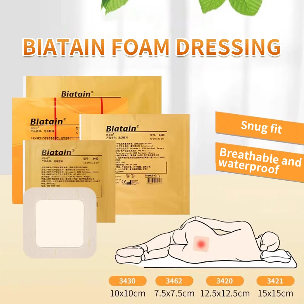 Medical Protective Foam Dressings For Wound Hydrocolloid Pressure Ulcer Patches Pressure Ulcer Exudate 3420 Medical Health Care