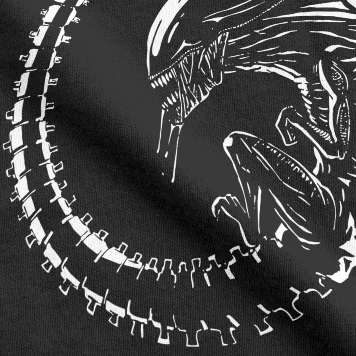 Xenomorph From The Famous Movie Alien Weyland Yutani Corporation for Men T Shirt Tees Short Sleeve 100% Cotton Adult Tops