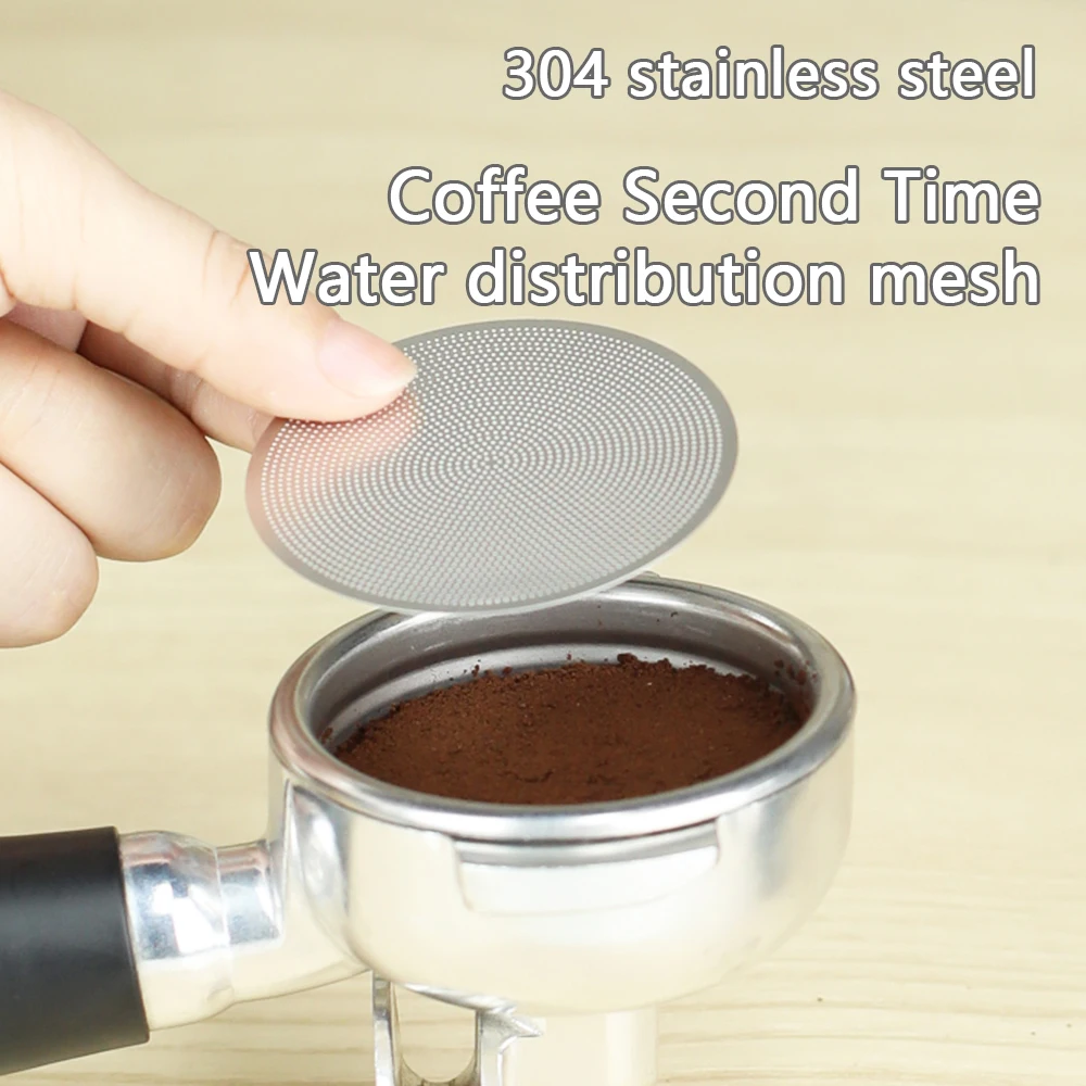 Single Layer Secondary Water Distribution Network Stainless Steel Coffee Machine Handle Filter, Smooth, Sturdy, Durable and Easy