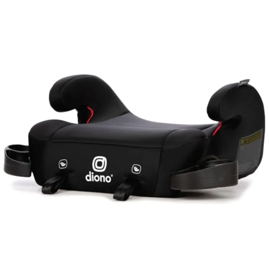 

Diono Solana 2 XL 2022 Dual Latch Connectors Lightweight Backless Belt-Positioning Car Booster Seat for Up to 8 Years Black