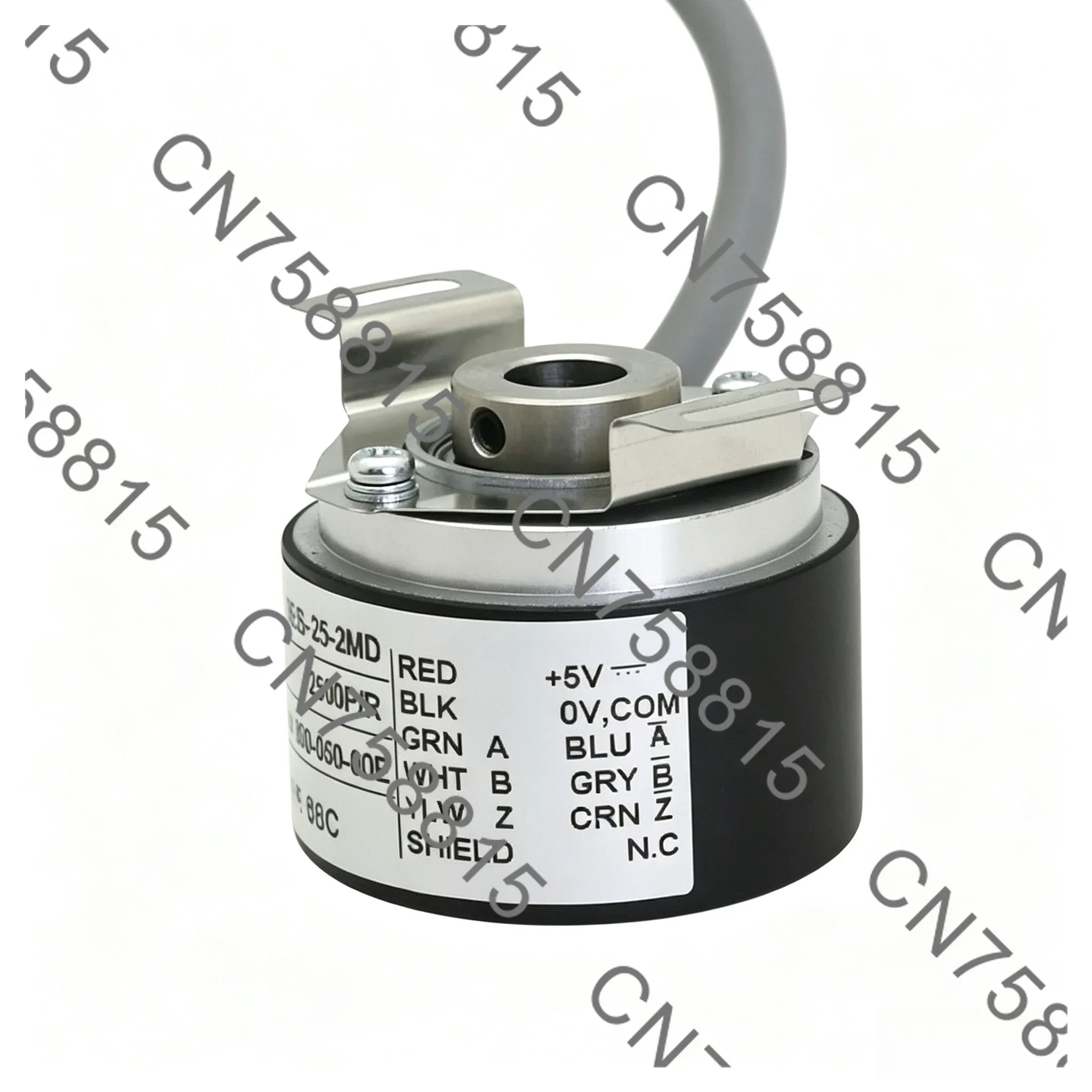 Hollow Shaft Rotary Encoder，600PPR 1000PPR Push-pull PNP Line Driver Output HES-03-2HCP HES-25-2MD 8mm