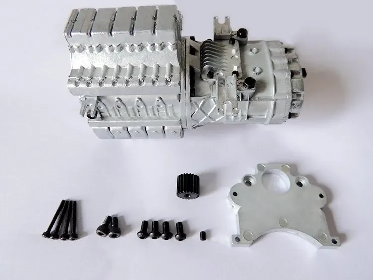 Automatic Continuously Variable Transmission Gearbox for 1/14 Tamiya RC Truck Trailer Tipper Scania MAN Benz Actros Volvo Car