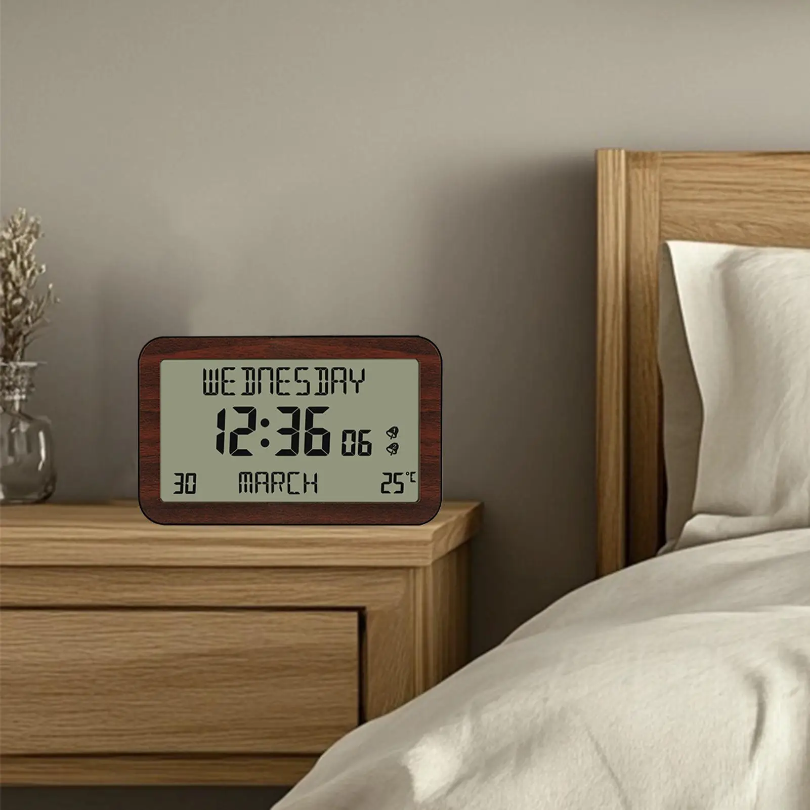 

Alarm Clocks Digital Travel Alarm Clock High-Definition Multi-Function Machine Reminders In Multiple Languages For Travel Home