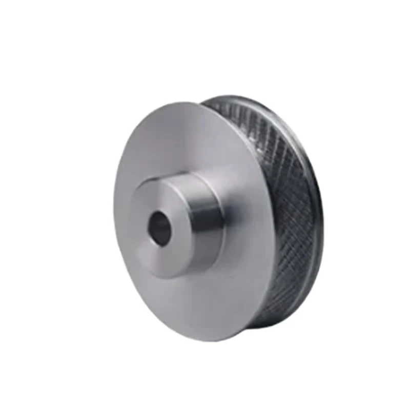 

CNC machined stainless steel sheave shaft, multi-stage transmission wheel, special grooved connecting wheel for machinery