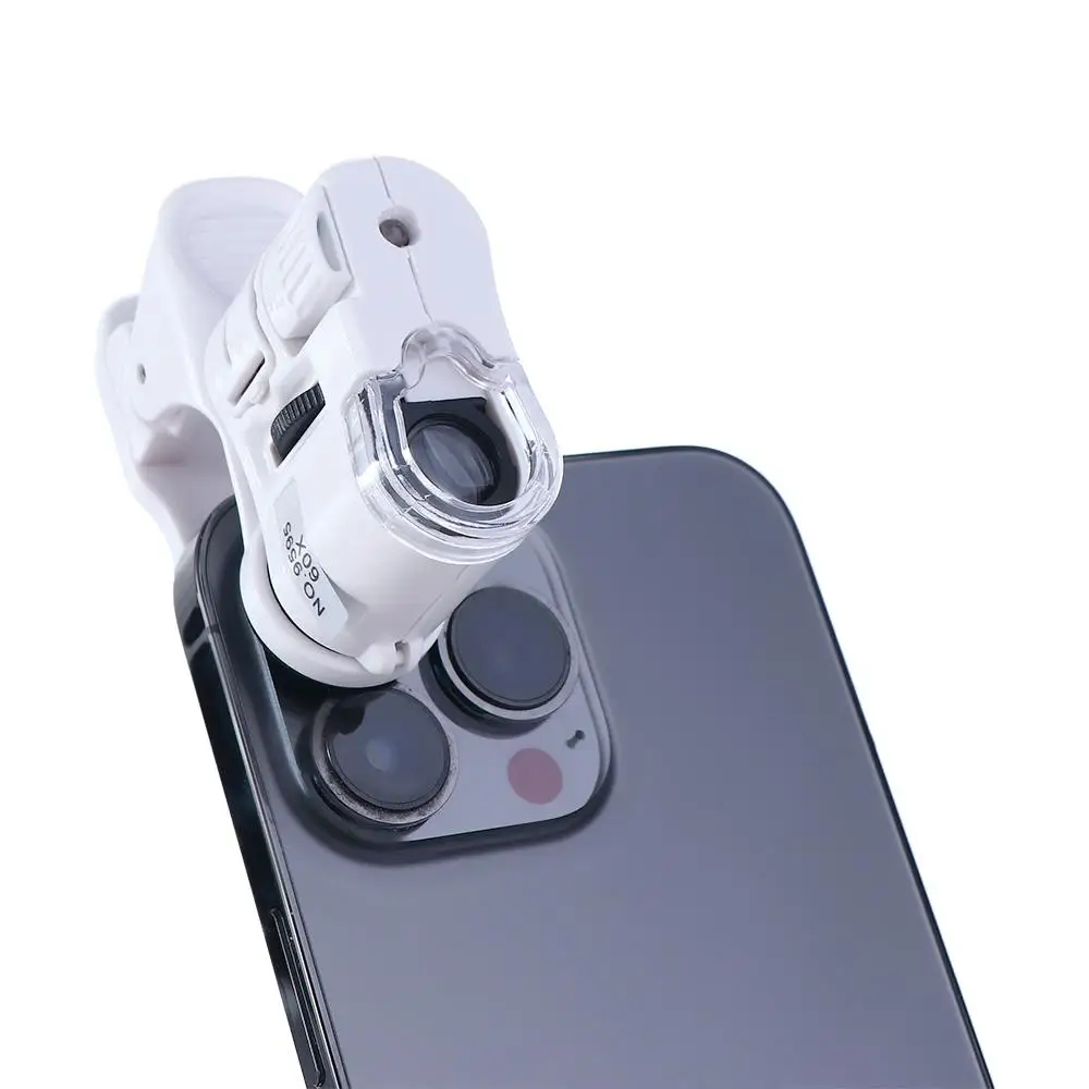 Pocket Microscope Optical Microscope Clip Microscope Mobile Phone Microscope Magnifying Glass Magnification Microscope