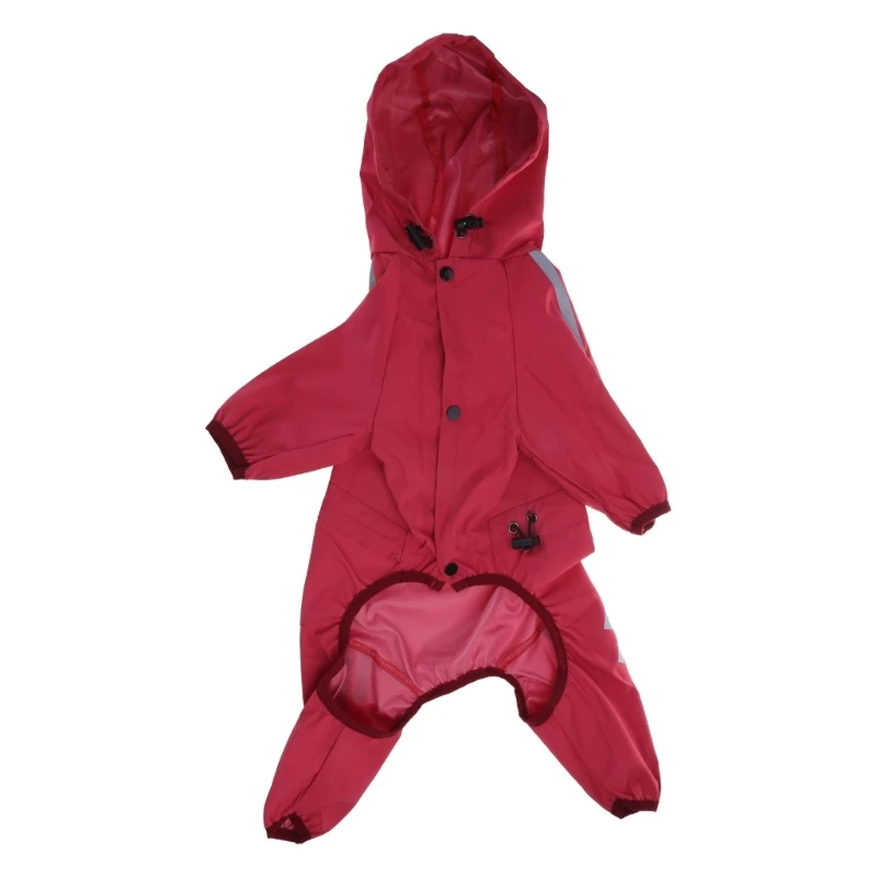 

Dog Jackets HoodedRaincoat Pet Dog Rainsuit Pet Clothes Pet Jackets Travel Gear