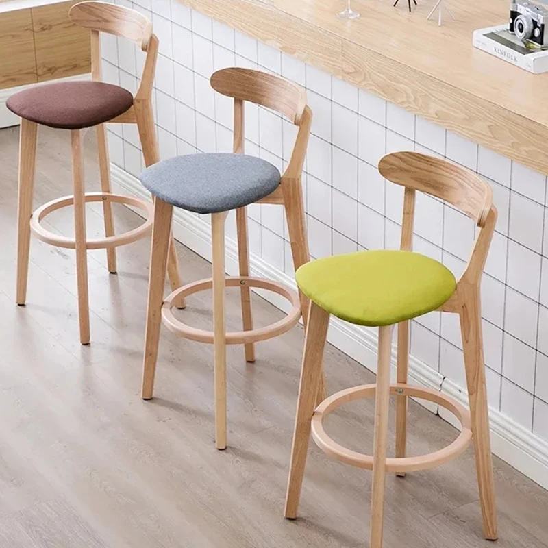 

Modern Office Bar Stools Kitchen Nordic Designer Counter Bar Stools Luxury Restaurant Tall Taburetes Altos Cocina Furniture