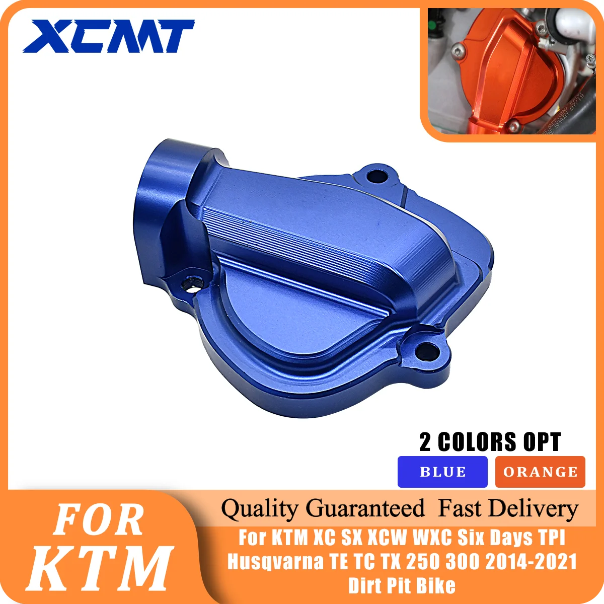 

Motocross Exhaust Valve Control Cover For KTM XC SX XCW WXC Six Days TPI Husqvarna TE TC TX 250 300 2014-2021 Dirt Pit Bike