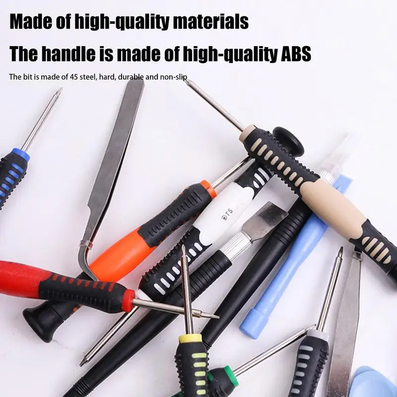 Phone Disassembly Kit 16PCS Phone Screwdriver Tool Pry Opening Tool Screwdriver Set For Cellphone Laptops Tablets And More