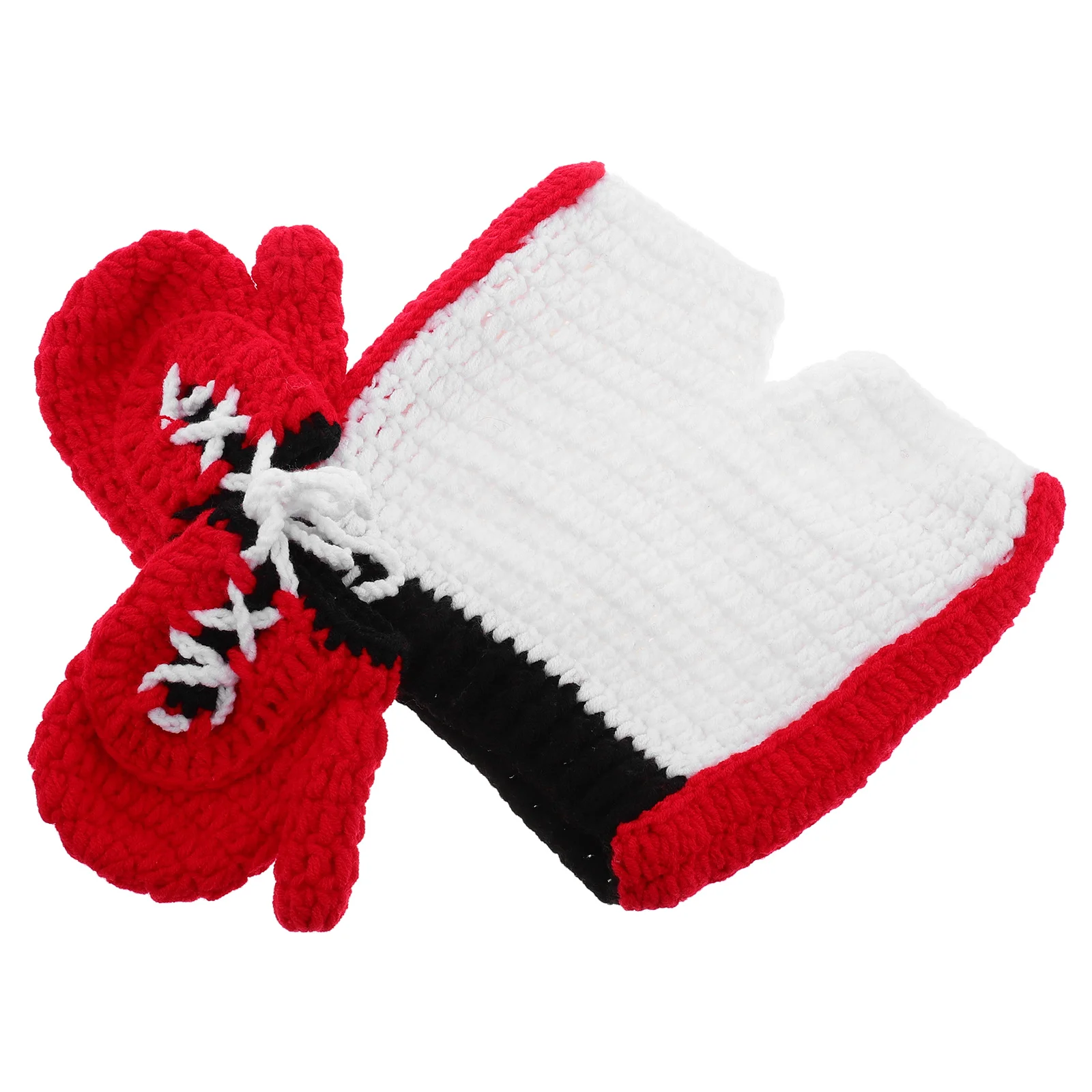 

1Set Newborn Photography Boxing Outfit Cute Baby Sports Costume Soft Comfortable Baby Photoshoot Clothes Infant Photography