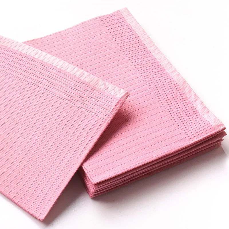 5Pcs Single Use Table Paper Mat 33.5*45cm Disposable Pad Double-Layer Waterproof Desk Protector Cloth For Nails/Tattooing #T4005