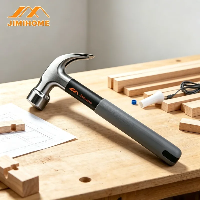 JIMIHOME Multifunctional Non slip Shockproof Steel Claw Hammer Portable Hand Tool For Household Renovation Maintenance tools