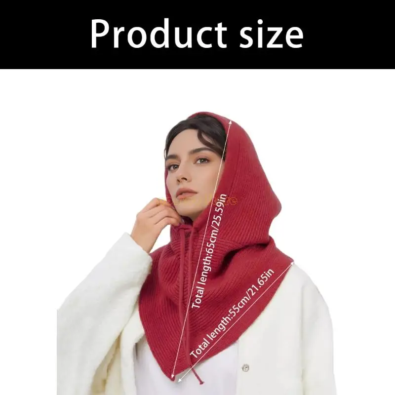 31BF Trapper Hat Thicken Balaclava Hat Warm Hat Winter Outdoor Costume Accessory Warm Ushanka Neck Warmer Trapper Hat