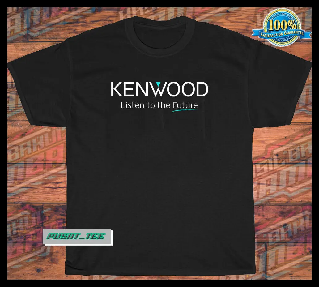 New Design Kenwood Audio Car Logo Men's American Funny T-Shirt Size S-5XL